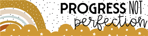 Progress Not Perfection